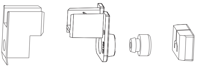 MAICO -  Tappo RAIL-SYSTEMS paracolpo binario guida superiore - col. NERO