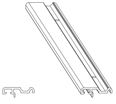 MAICO -  Profilo RAIL-SYSTEMS di chiusura superiore - col. ARGENTO - note PROFILO SUPERIORE PER SOLUZIONE TRAVERSO RIDOTTO LEGNO/ALLUMINIO - dimensioni 2500