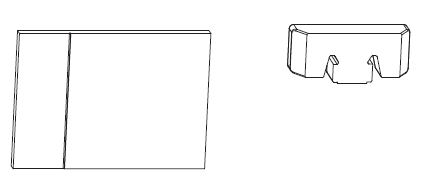 MAICO -  Tappo RAIL-SYSTEMS confezione accessori guida per alzante scorrevole - col. NERO - dimensioni 1 PZ. TAMPONE INFERIORE BASSO IN GOMMA N21004 - note 1 PZ. TERMINALE IN GOMMA PER GUIDA A C 41483 - info MOD. C CON BINARIO A SCATTO - BINARIO INFERIORE