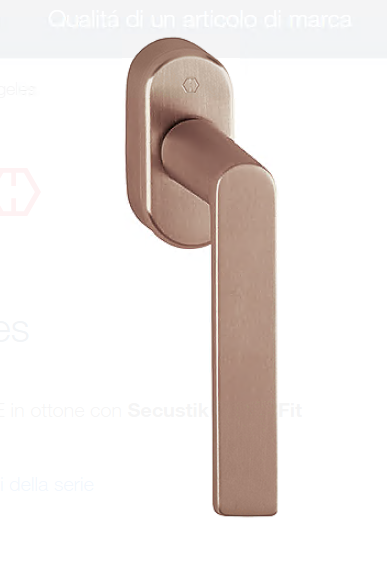 HOPPE -  Martellina LOS ANGELES dk - col. F84-R RAME RESISTA® - sporg. quadro 32-42 - scatti 8