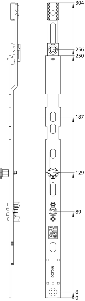 Prolunga ACTIVPILOT frontale singola - dimensioni 250