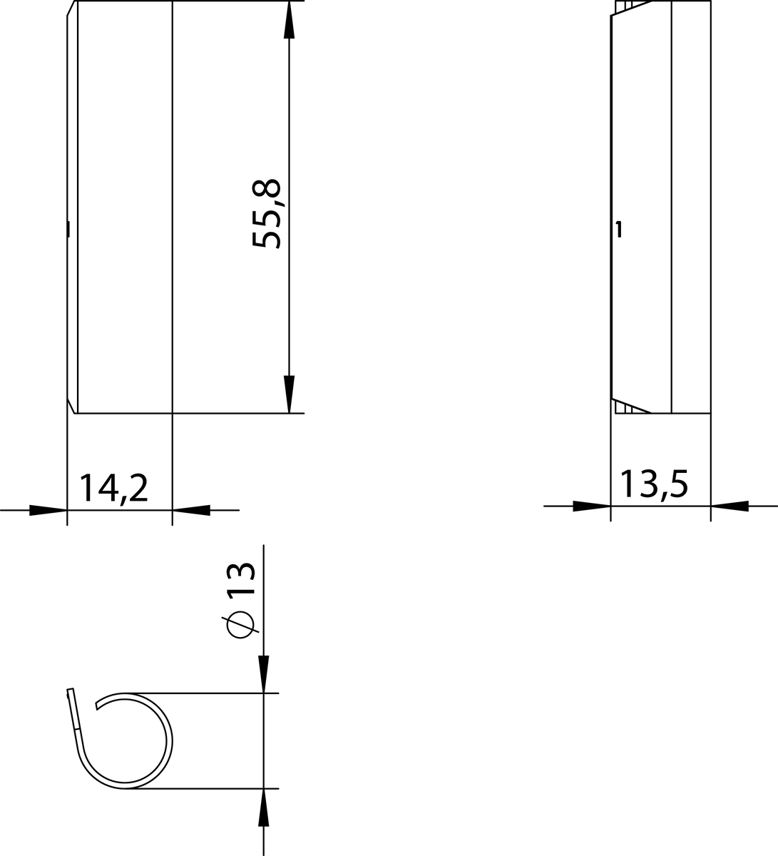 Copertura ACTIVPILOT per serramenti in pvc supporto forbice - col. BIANCO