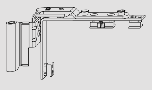 Cerniera ACTIVPILOT anta a bandiera corpo su anta - aria 12 - battuta 20 - interasse 13 - mano SX - portata (kg) 130/150