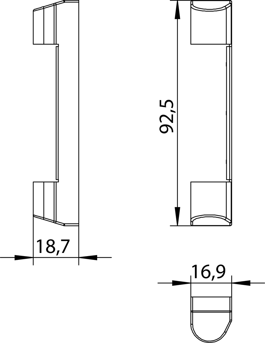 Copertura ACTIVPILOT per serramenti in pvc supporto forbice - col. BIANCO