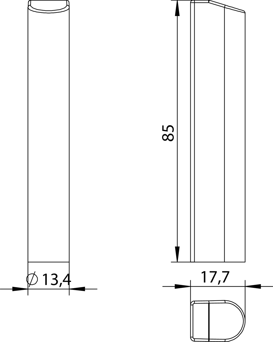 Copertura ACTIVPILOT per serramenti in pvc supporto cerniera parte anta - col. ARGENTO